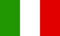 Flag of Italy. Italian national symbol with green, white and red colors. Vector illustration Royalty Free Stock Photo